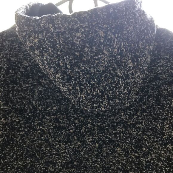 VINTAGE hoodie mottled gray mens full zip size M EUC - Picture 5 of 5